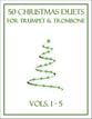 50 Christmas Duets for Trumpet and Trombone P.O.D. cover